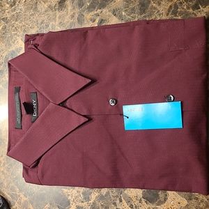 Nwt DKNY Plum red dress shirt
